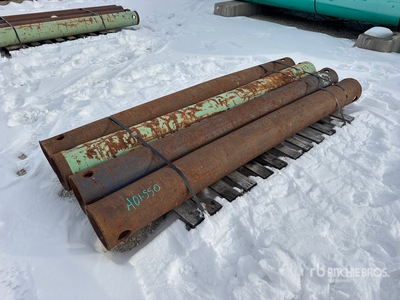 Quantity of (4) 96 in x 8 in SCH 80 Spreader Bar