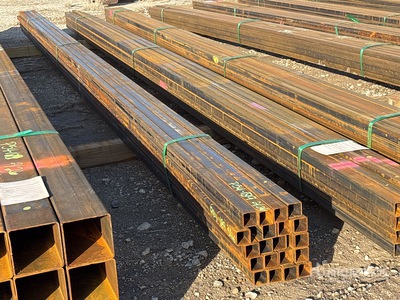 Quantity of (20) 2025 Kit Containers 20 ft Steel Tubing (Unused)