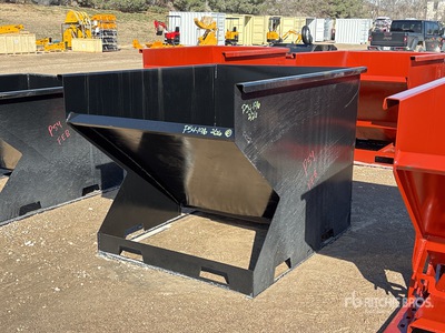 2025 Kit Containers 2YFT-SST Skid Steer Dump Hopper (Unused)