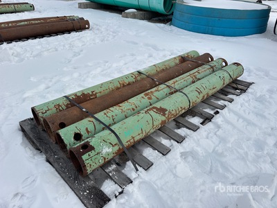 Quantity of (4) 96 in x 8 in SCH 80 Spreader Bar