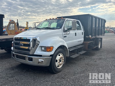 2005 Ford F-650 XL 4x2 Crew Cab S/A-kiepwagen (Inoperable)