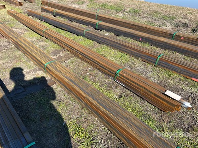 Quantity of (20) 2025 Kit Containers 13ga Wall 1.5" x 1.5" Steel Tube