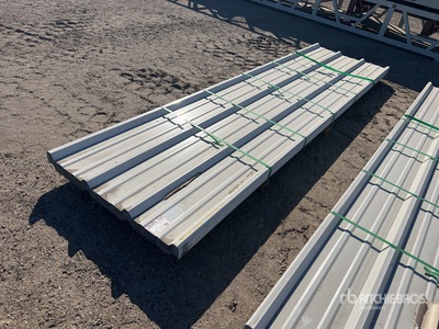 Quantity of 2025 Kit Containers Steel R Panel 12 ft x 38 in (Unused)