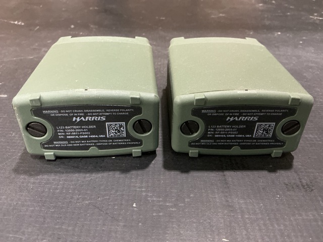 (20) Harris 12050-2005-01 Battery Holders