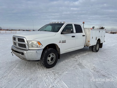 2014 Ram 3500 4x4 Crew Cab Utiliteits vrachtwagen