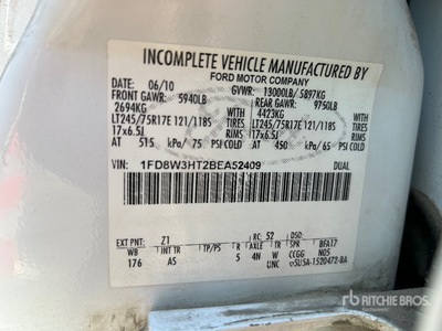 2011 Ford F-350 XL 4x4 Crew Cab Servicewagen