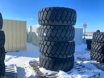 Quantity of (4) Bridgestone 23.5 R25 Tires