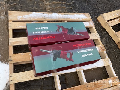 Quantity of (2) 2024 Powertek PT8810 Pneumatic Clé à Chocs (Unused)