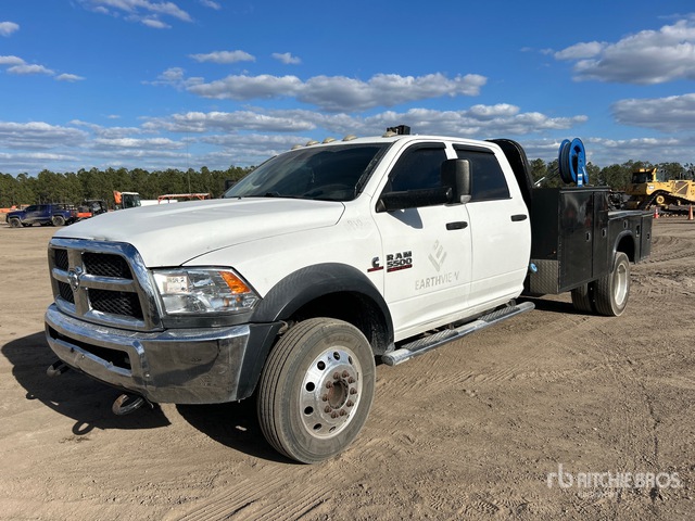 2016 Ram 5500 4x4 Crew Cab Flatbed Truck | Ritchie Bros. Auctioneers