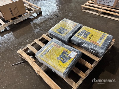 Quantity of (3) 2024 Powertek PT1800 Cordless Grease Guns (Unused)