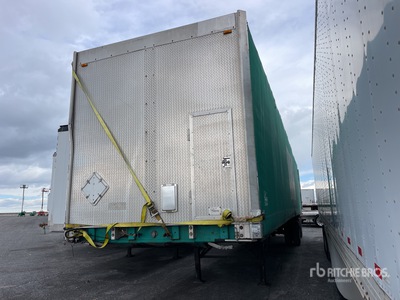 1997 Fontaine FTW-5-8048WSAW 48 ft T/A Spread Axle Curtain Side Trailer