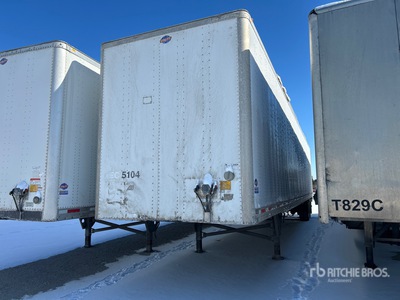 2014 Utility VS2DX 53 ft x 102 in T/A Van Trailer