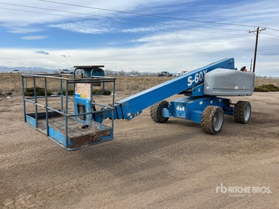 2013 Genie S60X 4WD Diesel Telescopic Boom Lift