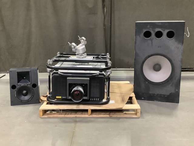 (1) Projector, (1) Speaker & (1) Subwoofer