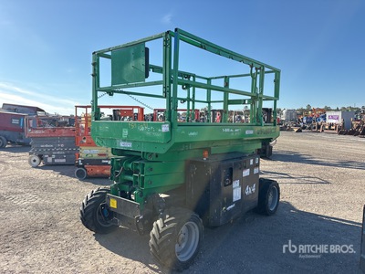 2015 Genie GS2669RT 4x4 Diesel Plateforme élévatrice à ciseaux