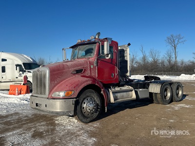 2009 Peterbilt 384 6x4 Day Cab Truck Tractor