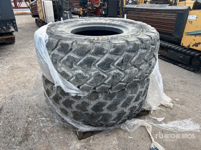 Quantity of (2) 20.5R25 إطارات المعدات