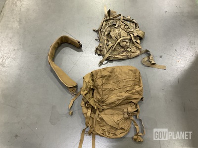 (19) Assault Packs, (11) Field Pack Frame Assemblies & Assorted Items