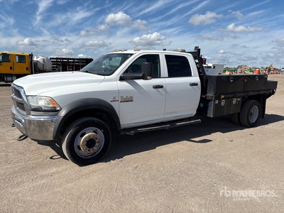 2017 Ram 4500 4x2 Crew Cab Flatbed Truck