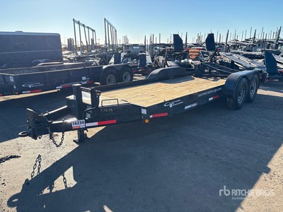 2016 Custom CT7T182 18 ft T/A Equipment Trailer