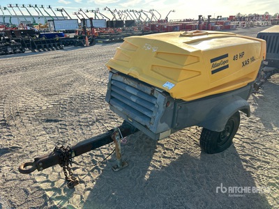 2012 Atlas Copco XAS185 185 cfm Mobile Air Compressor