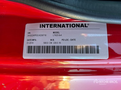2020 International LT625 6x4 T/A Sleeper Truck Tractor