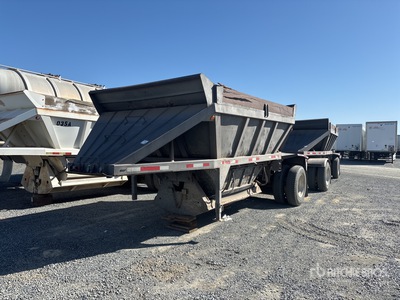 1984 Gally 11 ft S/A Rimorchio a fondo mobile materiale sfuso