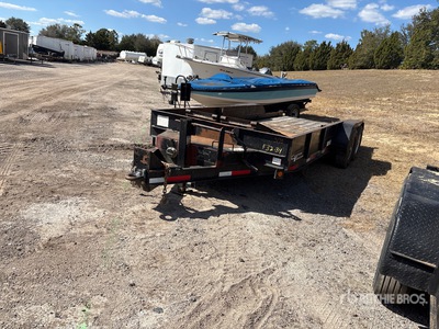 2020 Custom CT7T182 18 ft T/A Equipment Trailer
