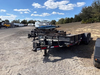 2019 Custom CT7T182 18 ft T/A Equipment Trailer