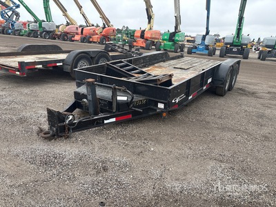2021 Custom CT7T182 18 ft T/A Remorque pour équipement