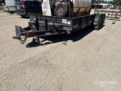 2019 Custom CT7T182 18 ft T/A Equipment Trailer