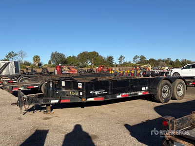 2020 Custom CT7T182 18 ft T/A Equipment Trailer