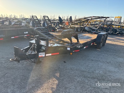 2017 Custom CT7T182 18 ft T/A Equipment Trailer