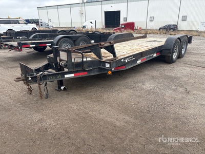 2016 Custom CT7T182 18 ft Equipment Trailer