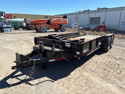 2022 Custom CT7T182 18 ft T/A Equipment Trailer
