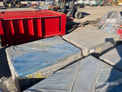 Quantity of (2) 12 in x 24 in White Porcelain Tile (Unused)