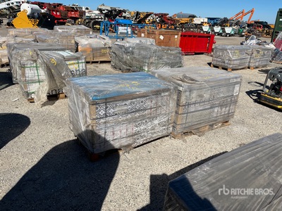 Quantity of (2) 12 in x 24 in White Porcelain Tiles (Unused)