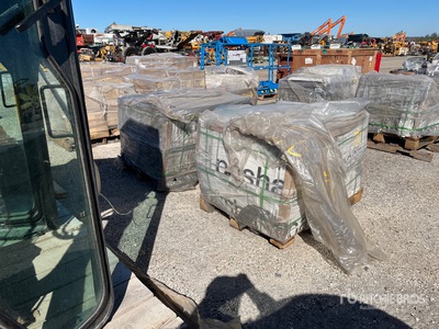 Quantity of (2) 12 in x 24 in White Porcelain Tiles (Unused)