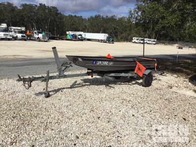 11 ft Work Boat w/ Magic Tilt Trailer