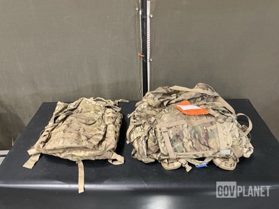 (12) Medium MOLLE Rucksack Sets & (6) Large Field Pack Sets
