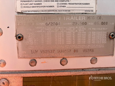 2005 Utility 3000R 53 ft T/A Remorque frigorifique