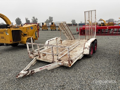 1996 Broce 12 ft T/A Trailer utilitario