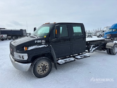 2003 GMC C5500 4x2 Crew Cab ロールオフトラック