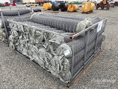 Quantity of (40) 50 ft x 6 ft Chain Link Fencing (Unused)
