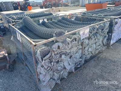 Quantity of (40) 50 ft x 6 ft Chain Link Fencing (Unused)
