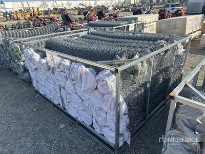 Quantity of (40) 50 ft x 6 ft Chain Link Fencing (Unused)
