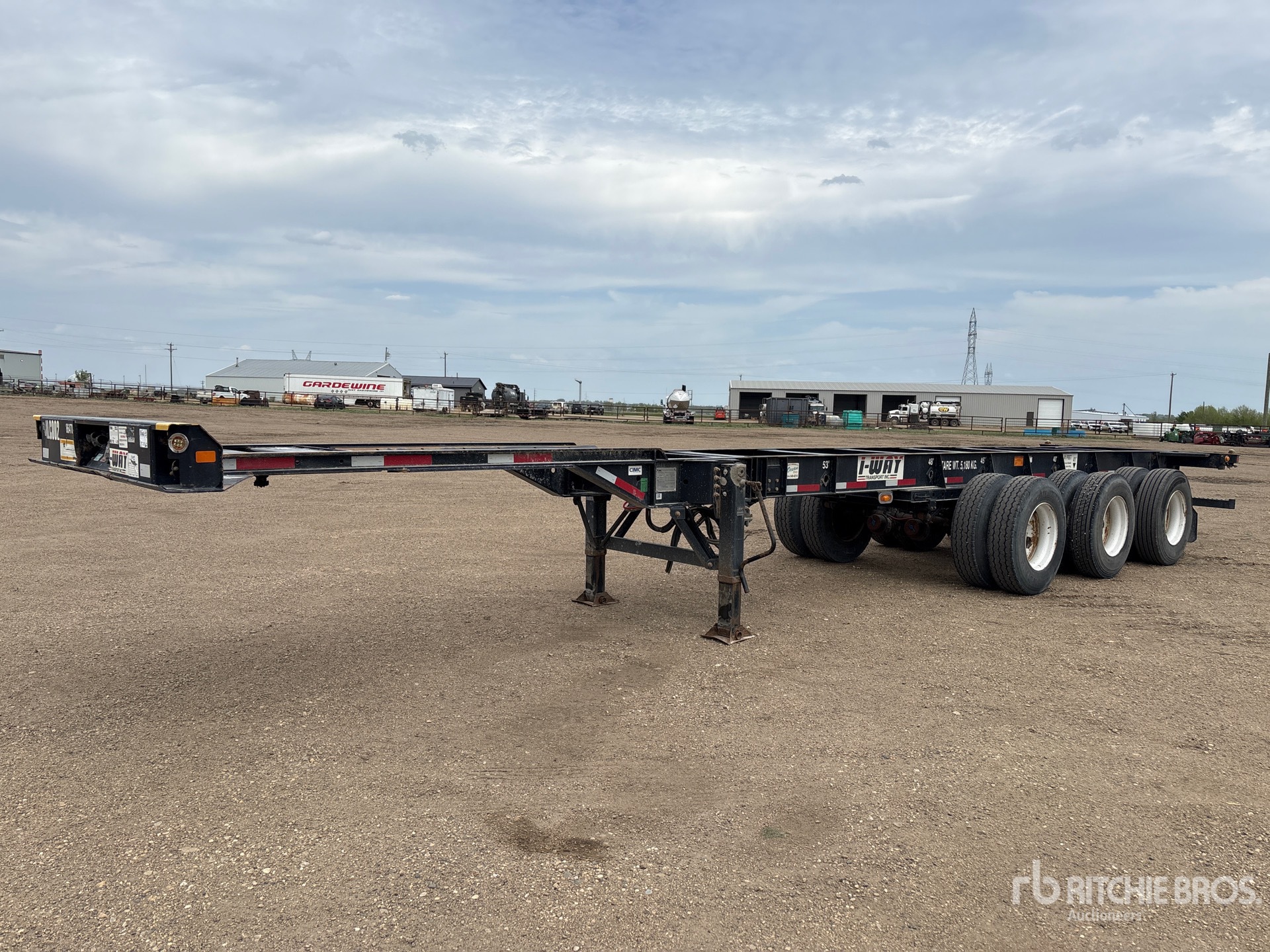 2022 CIMC 40 ft Tri/A Extendable Container Trailer