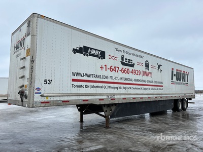 2023 Utility 53 ft x 102 in T/A Van Trailer