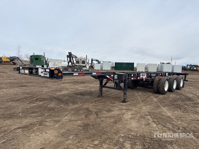 2022 CIMC 40 ft Tri/A Extendable Remorque conteneur