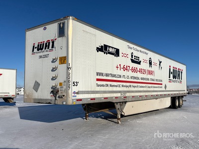 2022 Utility 53 ft x 102 in T/A Van Trailer